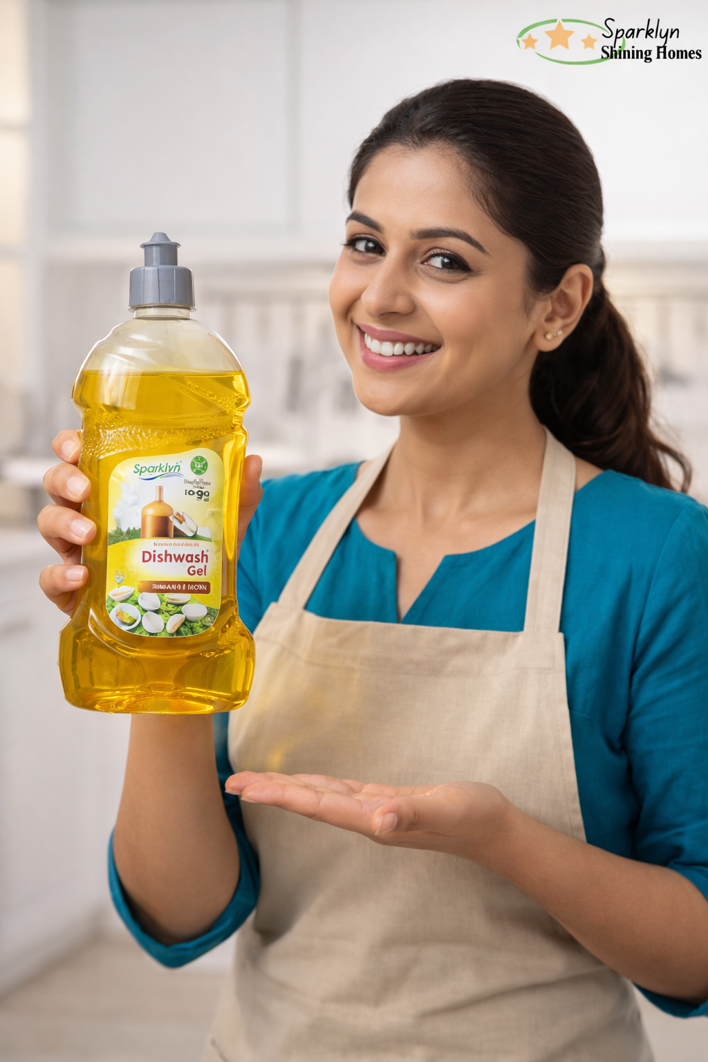 Dishwash Lemon With Model 1